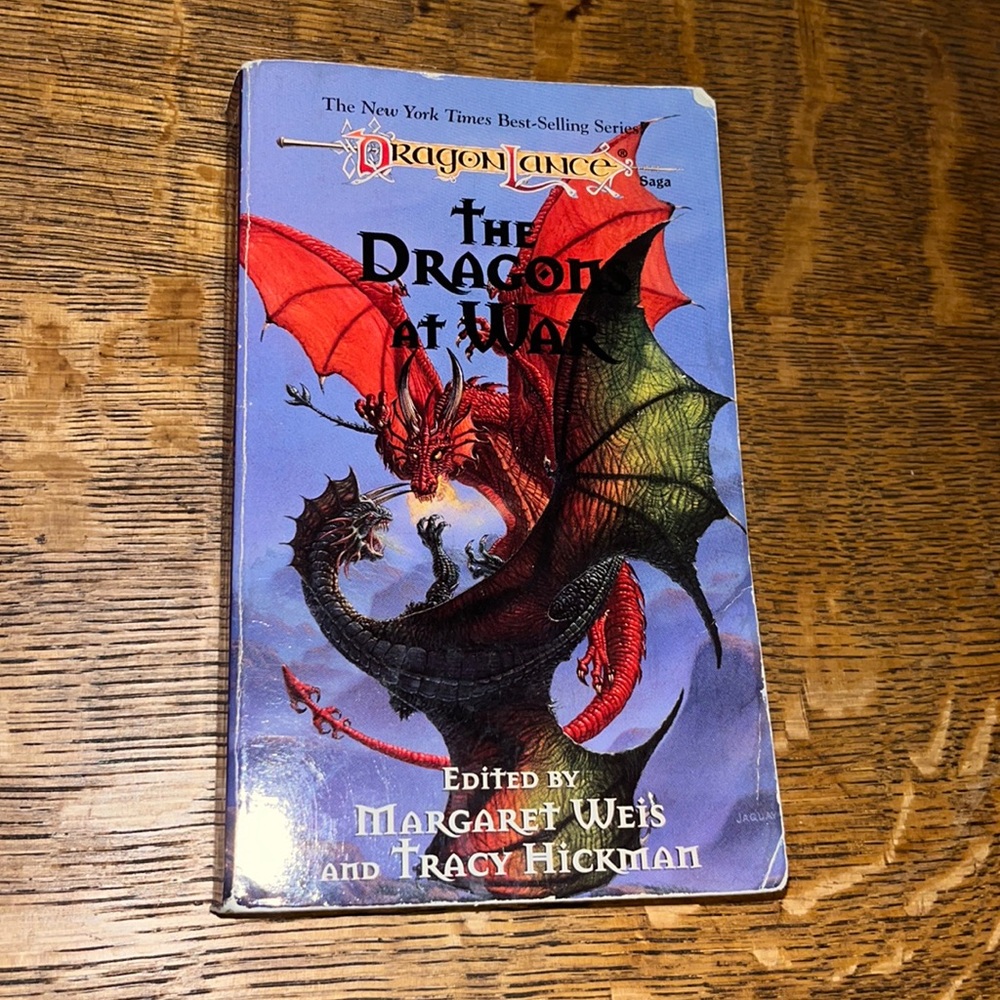 Dungeons and Dragons Dragonlance Book Dragons at War Fantasy Novel Weis Hickman